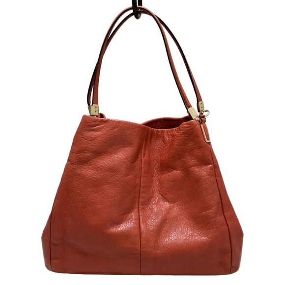 Auth COACH Madison Leather Small Phoebe 26221 Red Leather - Shoulder Bag - Picture 3 of 9